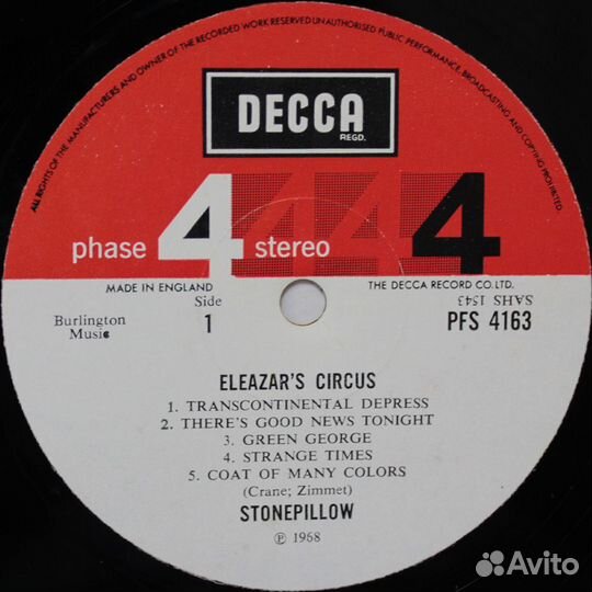 Stonepillow / Eleazar's Circus (LP)