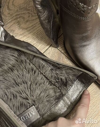 Металлические сапоги казаки винтажные y2k