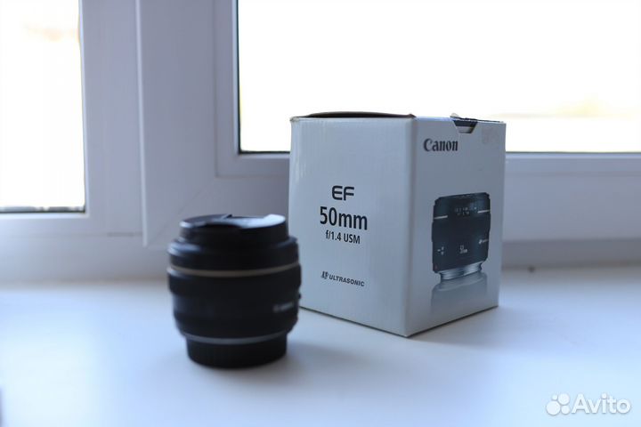 Объектив canon 50mm 1 4