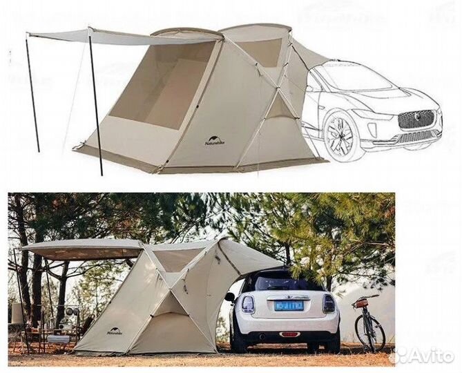 Палатка Naturehike Cloud wild car, 2-местная