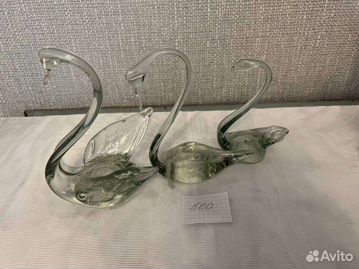 Посуда СССР цветное стекло хрусталь