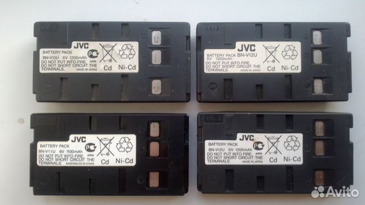 Аккумуляторы Sony, Panasonic, JVC, samsung