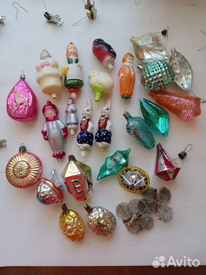 Елочные игрушки СССР фигурки Москабель