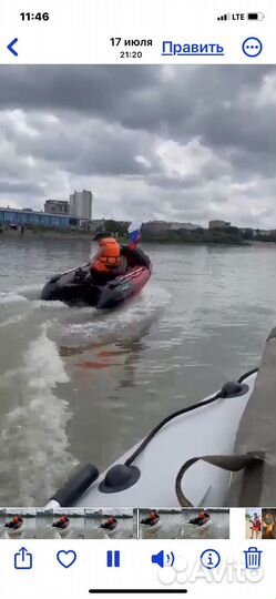 Лодка с мотором