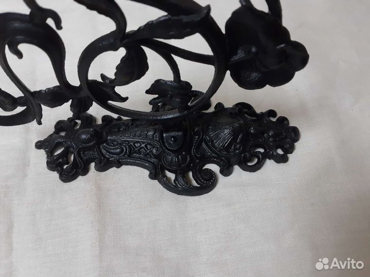 Старинный держатель, кронштейн для лампы