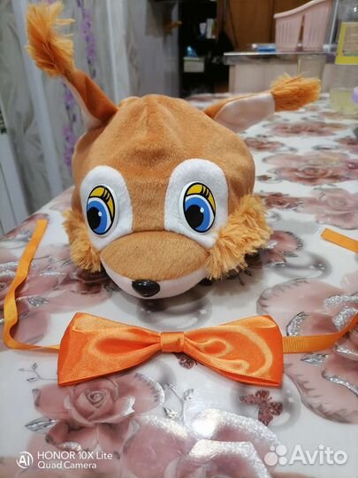 Маска шапка бельчонок/белочка