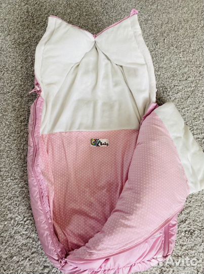 Конверт зимний для новорожденного до 1 года