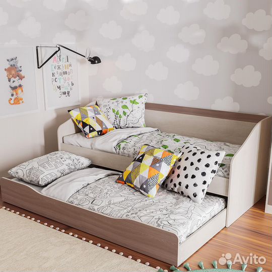 Детская кровать двухъярусная Паскаль 80х190