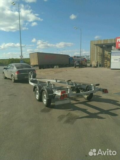 Прицеп оцинк. двухосный лодочный
