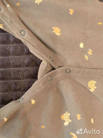 Комбинезон слип 68 размер 2 штуки