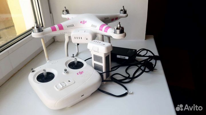 Квадрокоптер dji phantom 2 + GO Pro 4 black