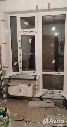 Остекление окон и балконов пвх