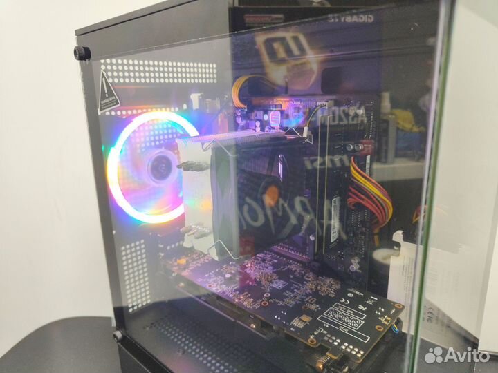 Игровой компьютер/RX580 8GB/Ryzen/16gb ddr4