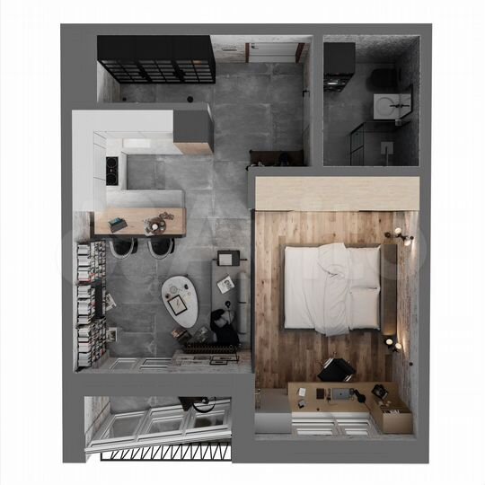 1-к. квартира, 41,5 м², 6/18 эт.