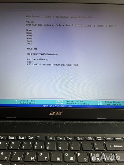 Acer aspire 3 a315-42