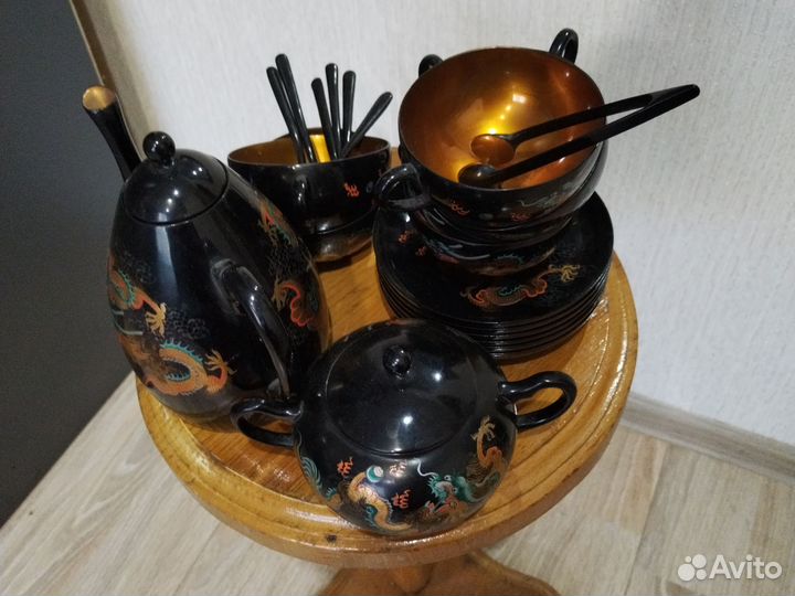 Сервиз чайный Деревянный. китай