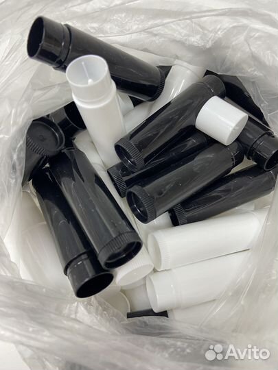 Тубы для помад бальзамов для губ, пчелинный воск