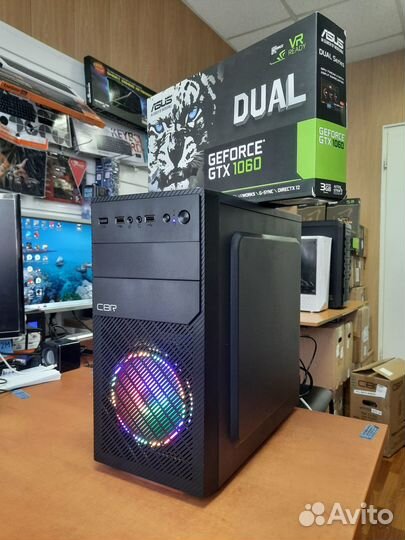 Компьютер игровой Intel Core i5-3470/SSD+/1060 3G
