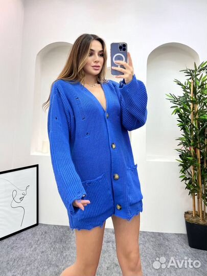 Кардиган женский длинный оптом