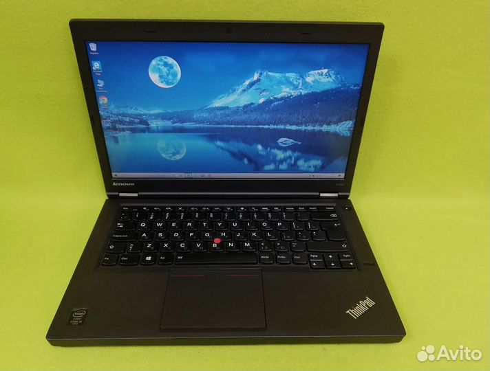 Lenovo бу Ноутбук 4 ядра Core i5 SSD экран 14 6 гб