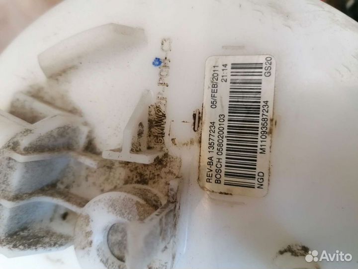 Топливный насос opel astra J 2009-2015г