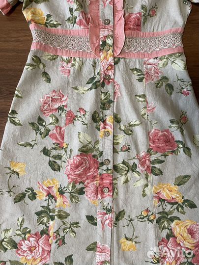 Халат домашний женский лен 46 48