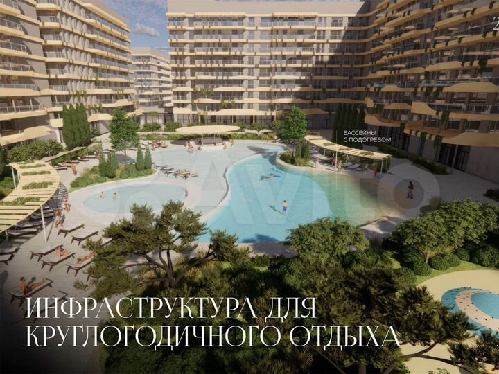 1-к. апартаменты, 36 м², 7/9 эт.