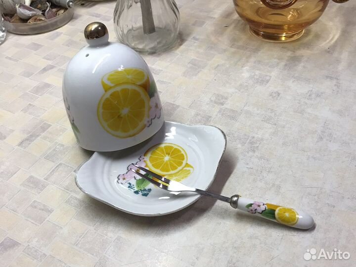 Лимонница, сахарница и вазочка для конфет