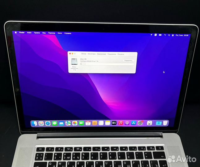 Macbook Pro 15 2015 i7 16gb 512gb r9