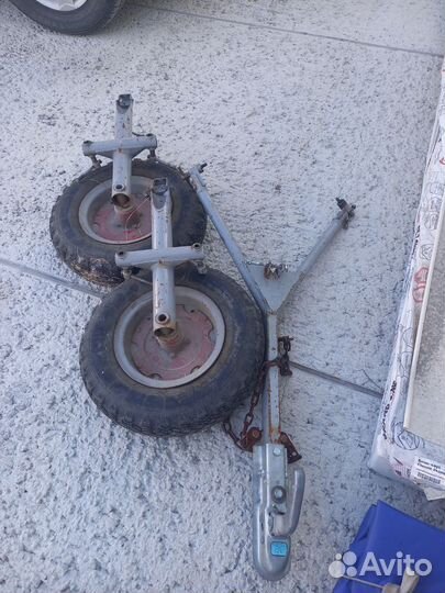 Транцевые колеса, дышло