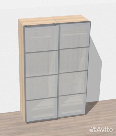 Шкаф IKEA Pax раздвижные двери Sekken