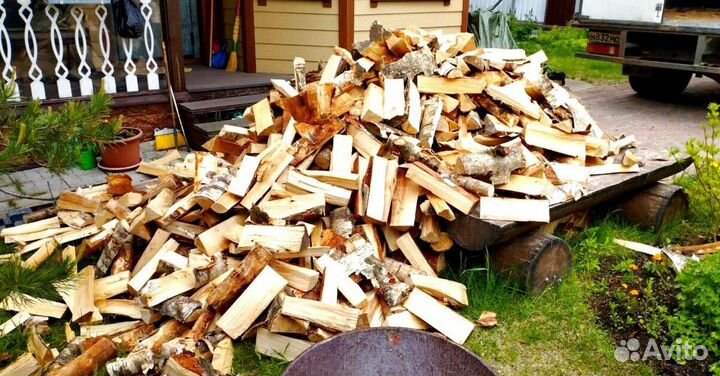 Дрова колотые Ольха