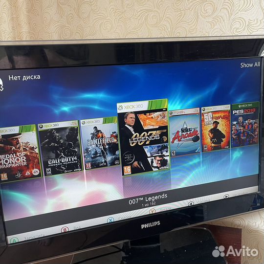Xbox 360slim 1TB прошитый+162игры