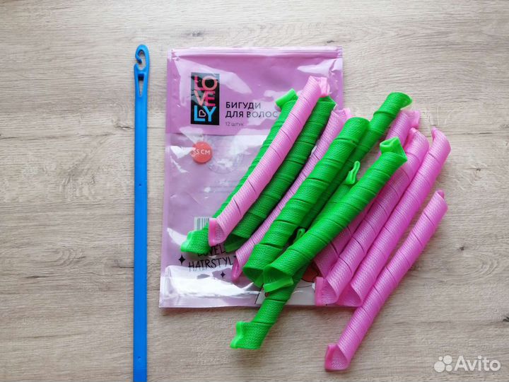 Бигуди для волос, 12 шт, пружинки, спирали