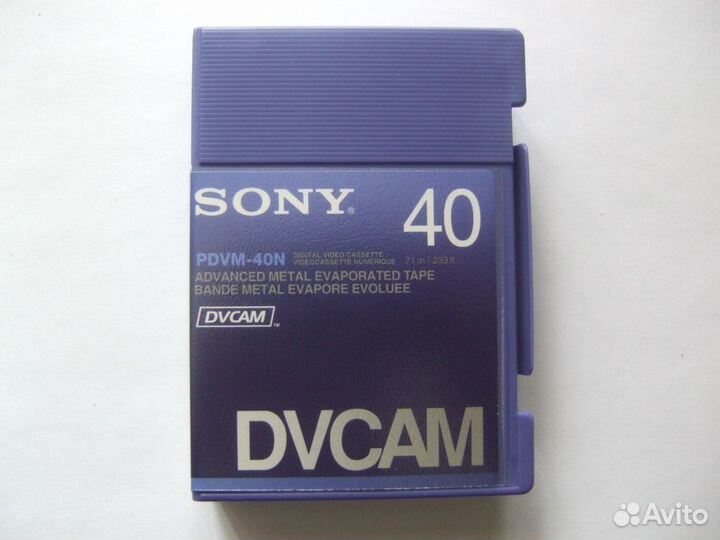 Видеокассеты Sony dvcam pdvm-40N новые