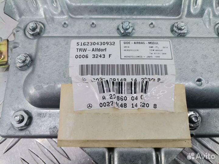 Подушка безопасности Mercedes-Benz S-Класс W220