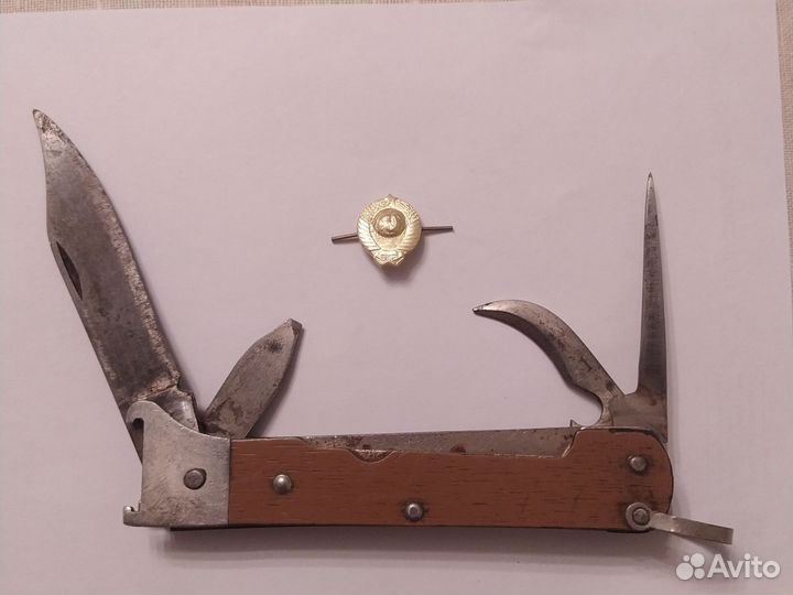 Нож складной охотничий