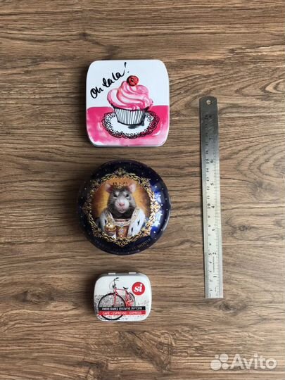 Жестяные коробки для хранения