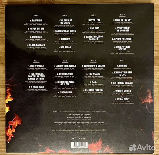 Black Sabbath - The Ultimate Collection 4xLP, gold