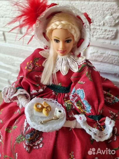 Кукла на чайник и самовар