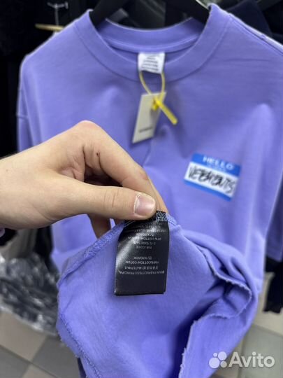 Футболка vetements hello (коллекция 2025)