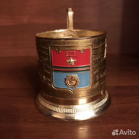 Подстаканник. Стопка. Эмаль. Серебро