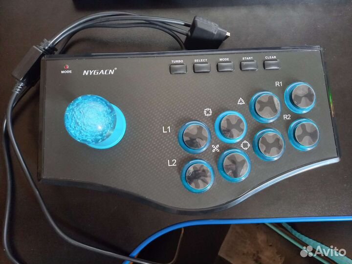 Nygacn игровой аркадный джойстик. PS2/PS3/PC