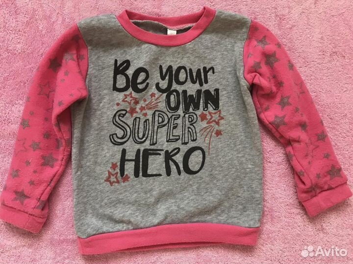 Костюм флисовый на девочку 4-5лет
