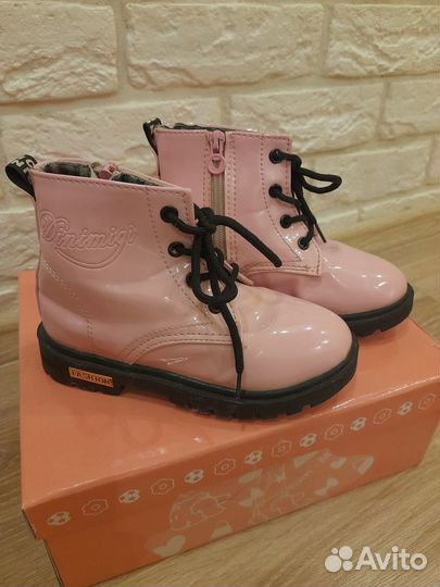 Ботинки лакированные для девочки (стелька 18,5 см)