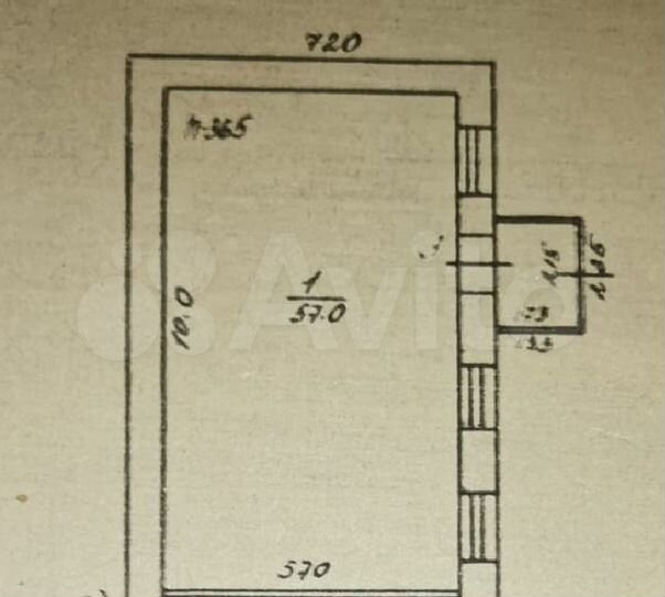 Склад, 57 м²