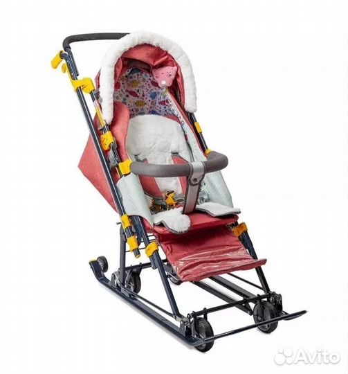 Санки-коляска Nika 7-7
