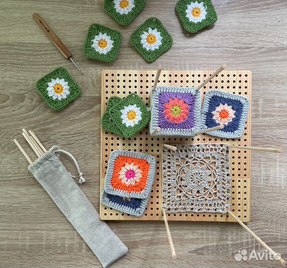 Блокатор для вязаного мотива 26х26 см