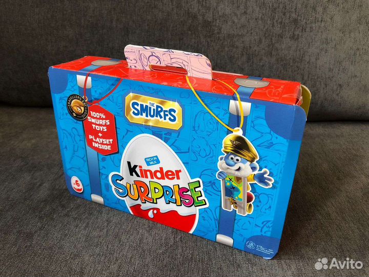 Набор Kinder surprise/ Киндер сюрприз Смурфы
