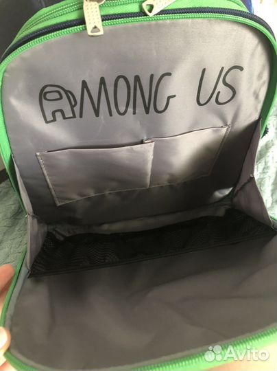 Школьный рюкзак, ранец, портфель Among Us